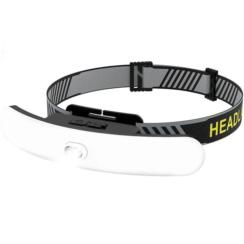 230 ° Brede Beam Koplamp Super Heldere Oplaadbare Schijnwerper Usb Cob Led Zaklamp Lichtgewicht Spotlight Waterdichte Koplamp: Default Title