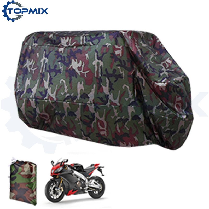 Universele XL XXL XXXL Motorrijwiel Outdoor Cover Camouflage Kleur Waterdicht Stofdicht uv-bestendig Cover