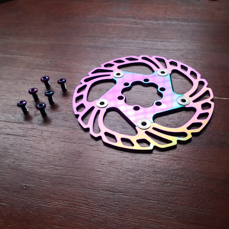 neue MTB 140/160/180/203mm Fahrrad bremsscheibe Straße Schwimm Fahrrad Bremse Sechs Nagel Rabatt für Mountainbike Bremsscheiben