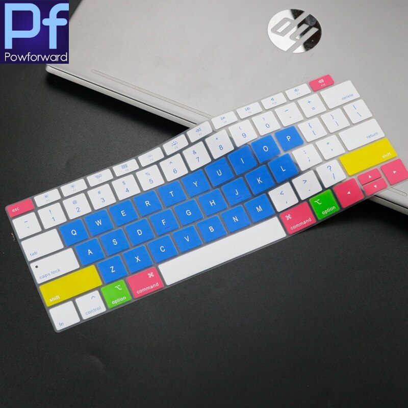 for Newest MacBook Air 13 A1932 Retina Display and Touch ID Silicone Keyboard Cover Soft-Touch Keyboard Skin A 1932