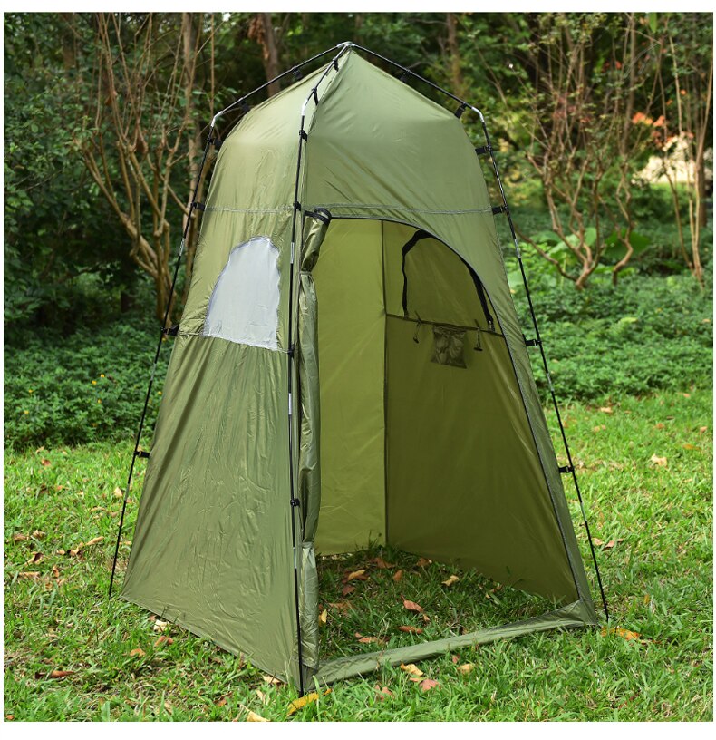 Draagbare Privacy Douche Toilet Camping Vissen Pop Up Tent Legergroen Uv Functie Outdoor Dressing Tent Fotografie Tent X277G
