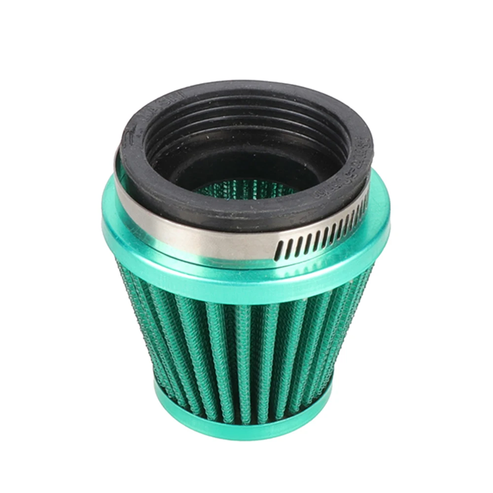 Filtre à air pour moto et scooter, 38mm, 45mm, 50mm, 60mm, kit d'induction d'admission pour dean 6, 50cc, 110cc, 125cc, D343, Pit Bike, façades RL: vert militaire