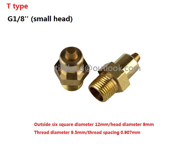 Inflatable Shaft Inflation Nozzle Pneumatic Shaft Nozzle Air Shaft Nozzle Air Expanding Shaft Valve: T type