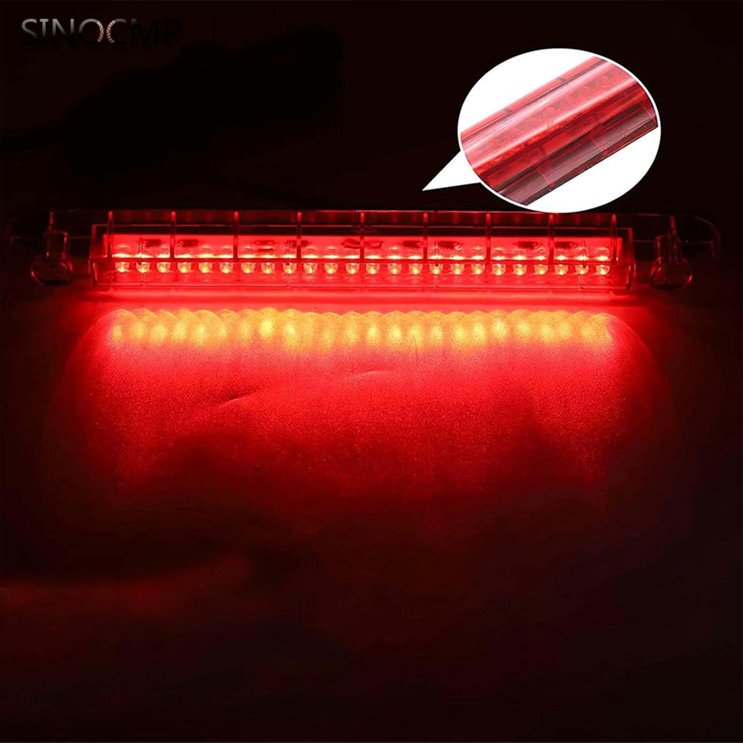 rot 24 LED 12 V Auto Dritte Bremsleuchte Hinten Schwanz Mitte Hochmontierte 3. Bremsleuchte Universal- Für Jede Autos SUVs Lkw Auto Lampe