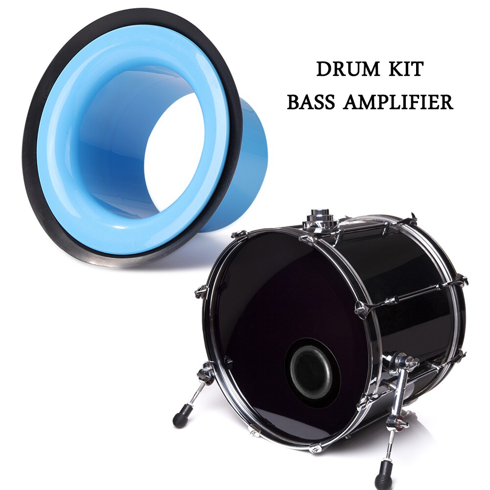 Drum Bass Bottom Microphone Loudspeaker Voice Sound Amplifier Drum Accessories Bass Hole Protection Percussion Spare ABS Parts