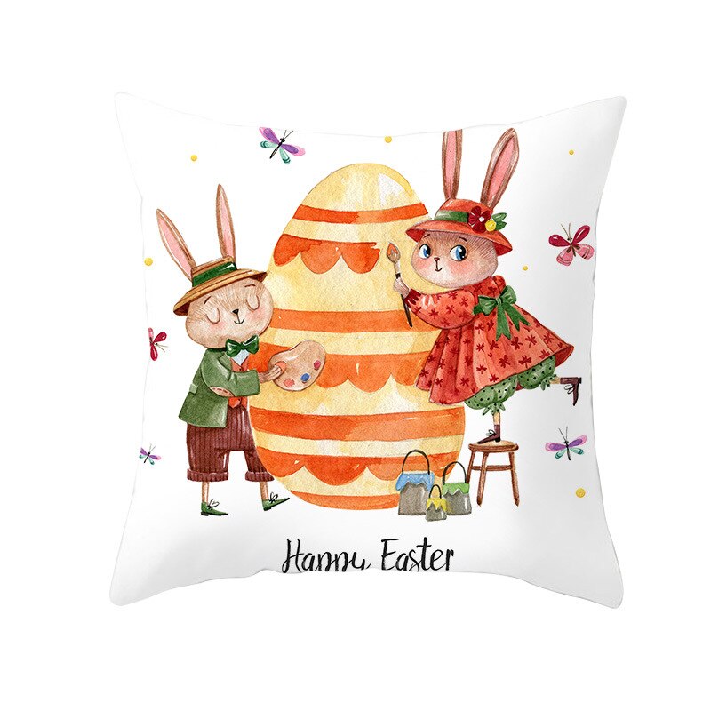 Kids Kussensloop Brief Kussenhoes 45*45 Sierkussen Covers Decor Kussens Bank Polyester Bloemen Home Decor Kussenslopen: 16