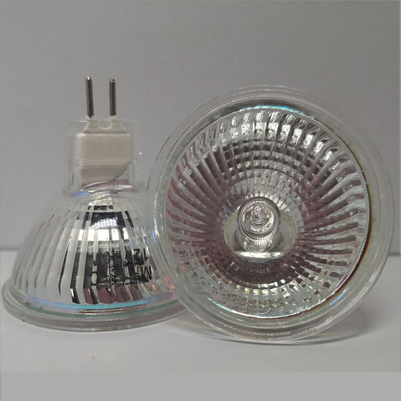 10pcs/lot Halogen Bulb MR16 12V 20W Lamp Bulbs Warm White Light 2700K Lamp Replacement Spotlight Diameter 50mm