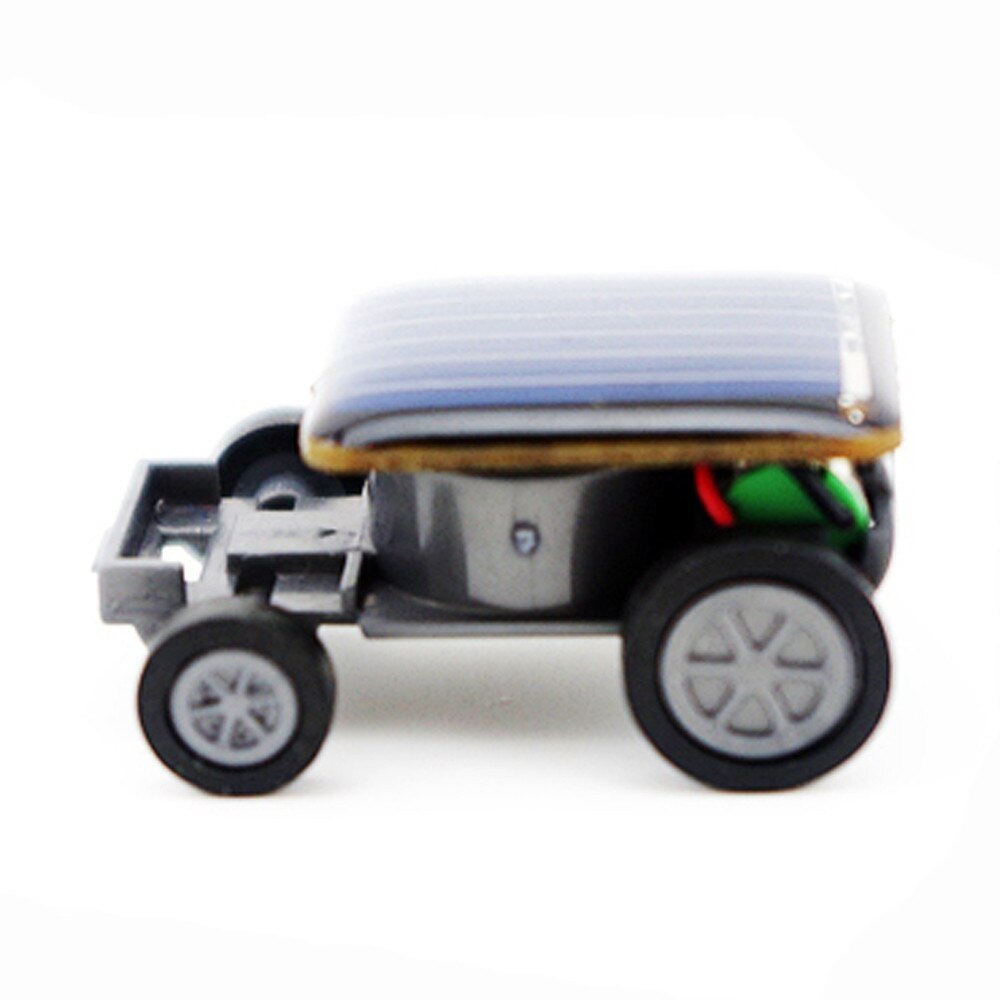 Børnelegetøj til drenge piger sollegetøj mini kit robotica pædagogisk soldrevet græshoppe robot legetøj gadget: Sort