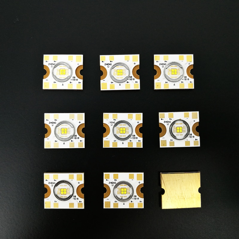 Smart High Power LED Gobo Spot Light 60W RGB Chips Voor Projectoren LED Diode Spotlight Patroon Rotatie Chip Lamp SHEHDS