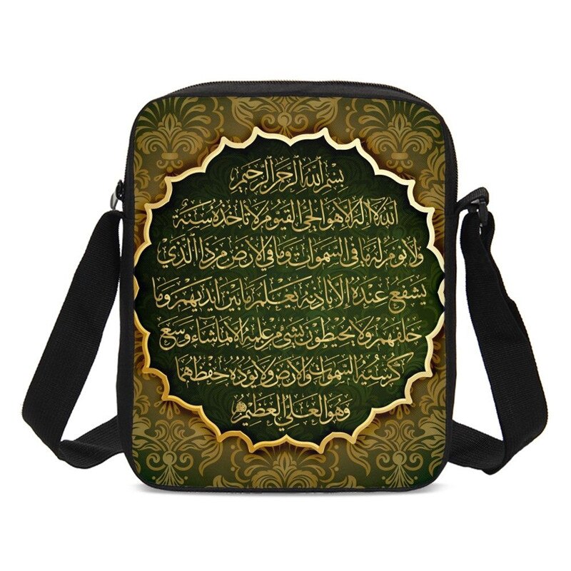 Veevanv Kleine Crossbody Tassen Voor Mannen Vrouwen Koran Brief 3D Printing Messenger Bags Dagelijkse Schoudertas Handtassen Casual Sling Zakken: SCBU022001I8Z