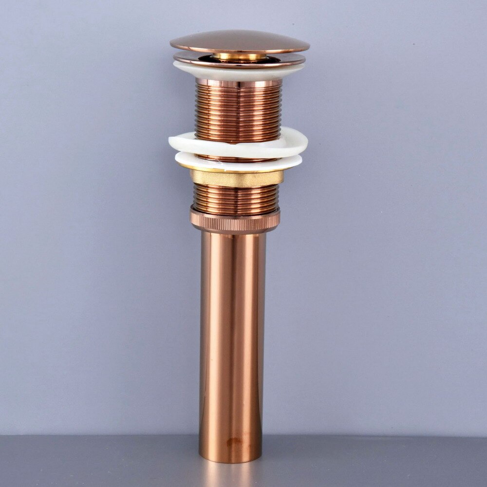 Luxus Rose Gold Messing Große Runde Kappe Pop Up W... – Vicedeal