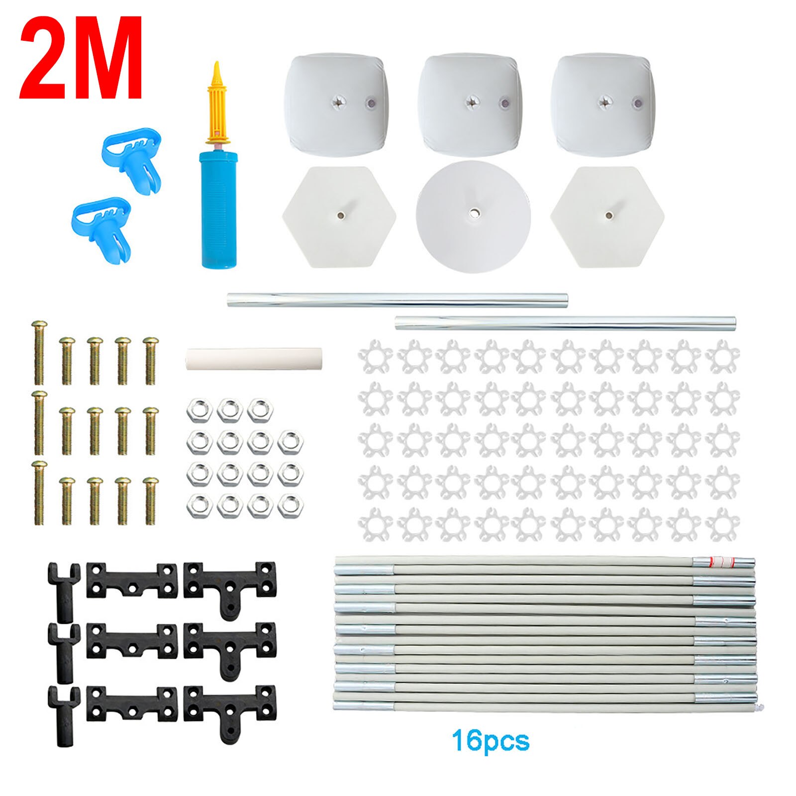 Balloon Arch Ring Metal Iron Circle Arch Kit DIY Background Holder Balloon Arch Flower Stand for Birthday Wedding Party Decor: 2M Ring Arch Kit