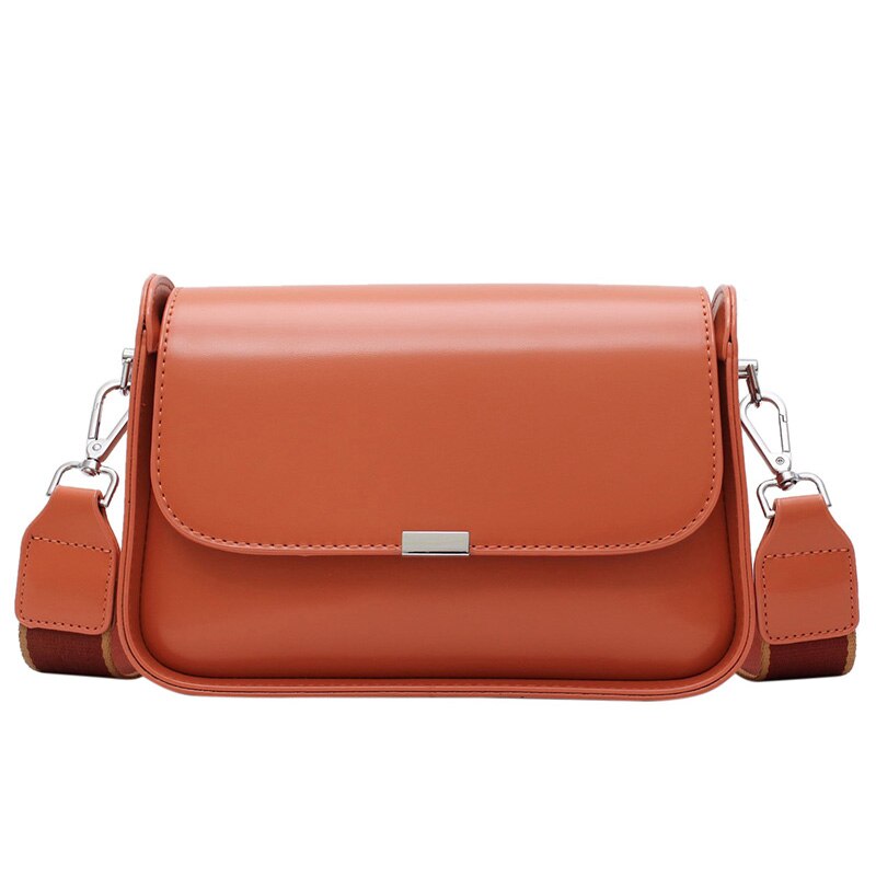 Schoudertas dames eenvoudige diagonale tas werkende dame dagelijkse tas vierkante jeugd boodschappentas pu leer groen: Bruin