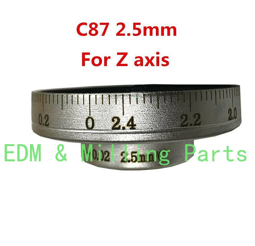 2pcs Milling Machine Aluminum CNC C87+D4 Dail XY & Z Axis Vertical Mill Tool For Bridgeport Mill Part