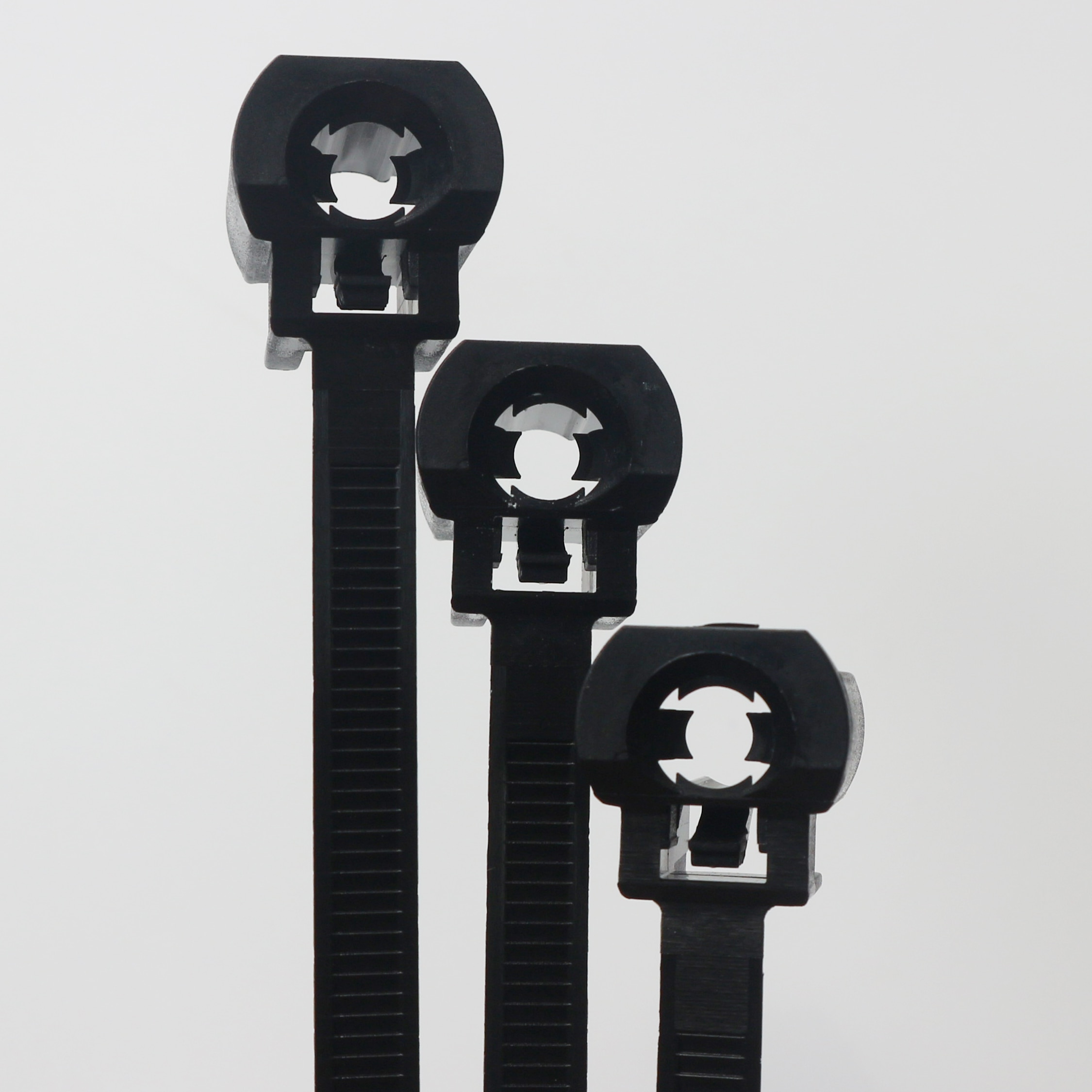 20 Pcs Nylon Black Car Auto Cable Strap Push Mount Wire Tie Retainer Clip Clamp cable ties