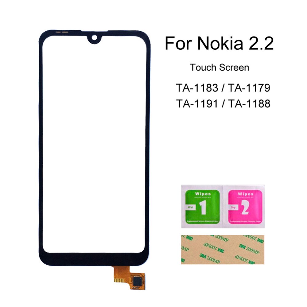Voor Nokia 4.2/3.2/2.2/2.1 Telefoon Touch Screen Digitizer Telefoon Touch Glas Panel Sensor Montage Onderdelen: 2.2 Black