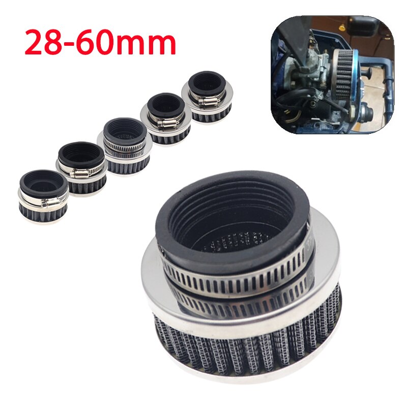 28Mm-60Mm Universal Air Filter Cleaner Motorfiets Atv Pit Dirt Bike Air Cleaner Intake Filter Voor Honda kawasaki Yamaha Moto