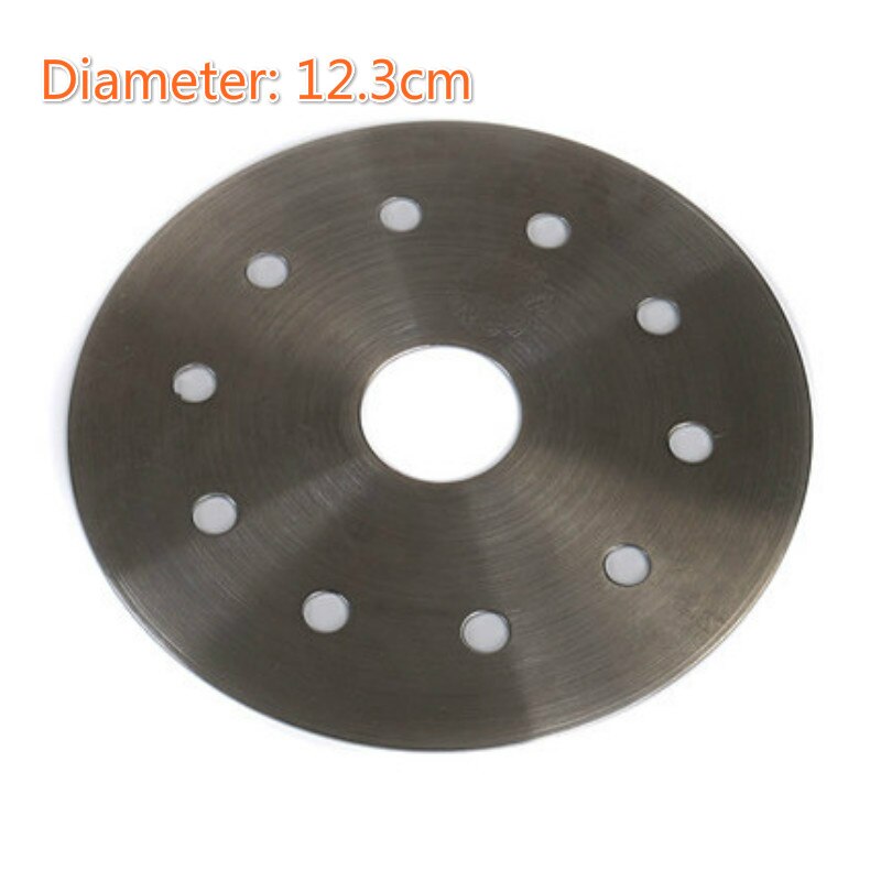 Placa de guía térmica para cocina de inducción magnética, disco convertidor de placa de acero inoxidable, 12,3 cm, 1 ud.