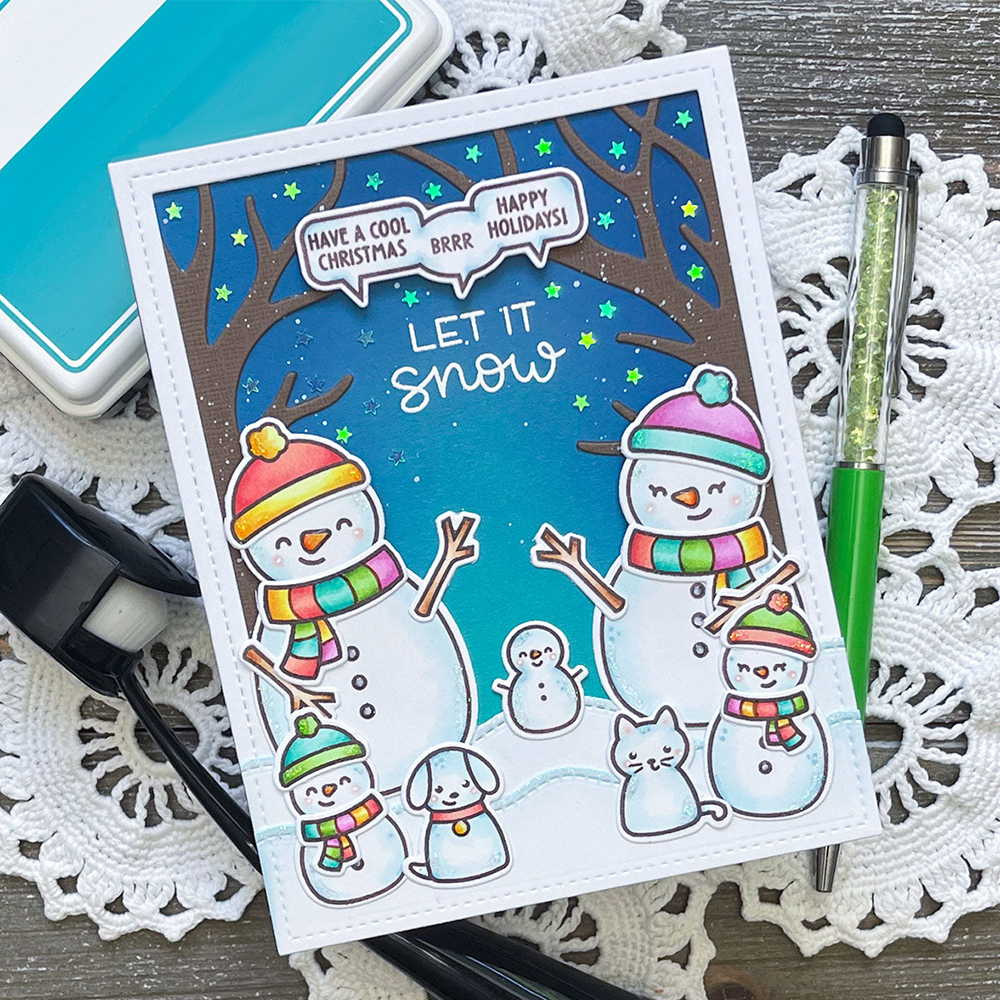 Figuras de muñeco de nieve, espantapájaros, marco de Diglogue, troqueles de corte de Metal, palabras, frases, sellos transparentes para álbum de recortes DIY, fabricación de tarjetas Greeing
