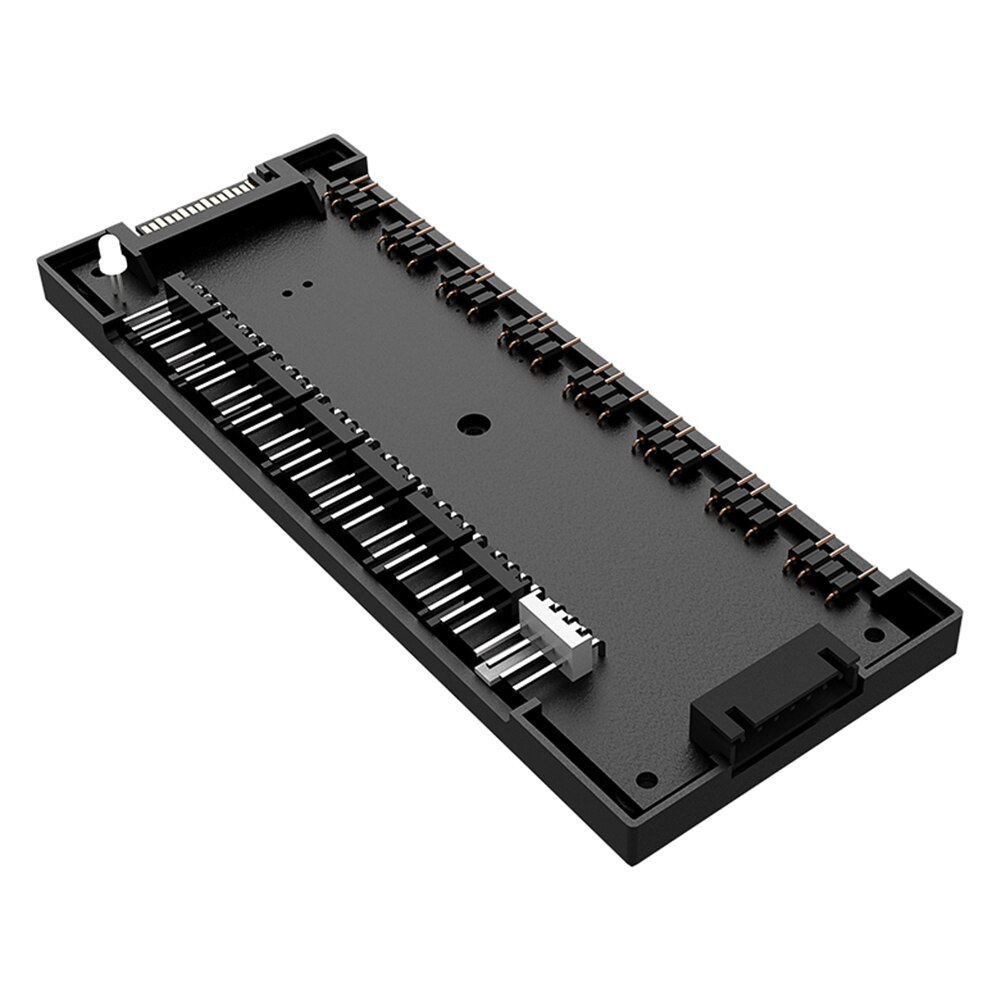 ID-COOLING HA-02 5V 3 Pin ARGB Splitter Hub PWM Fan Controller SATA Powered