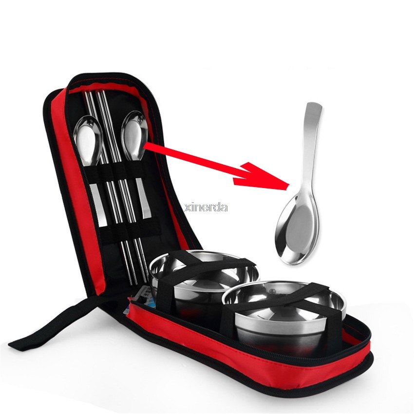 iBasingo Ti1048T Titanium Servies Set Camping Vork Lepel Indoor Outdoor Ultralicht Bestek Proable Travel Picknick Wandelen Rugzak Keuken Servies Dagelijks Benodigdheden