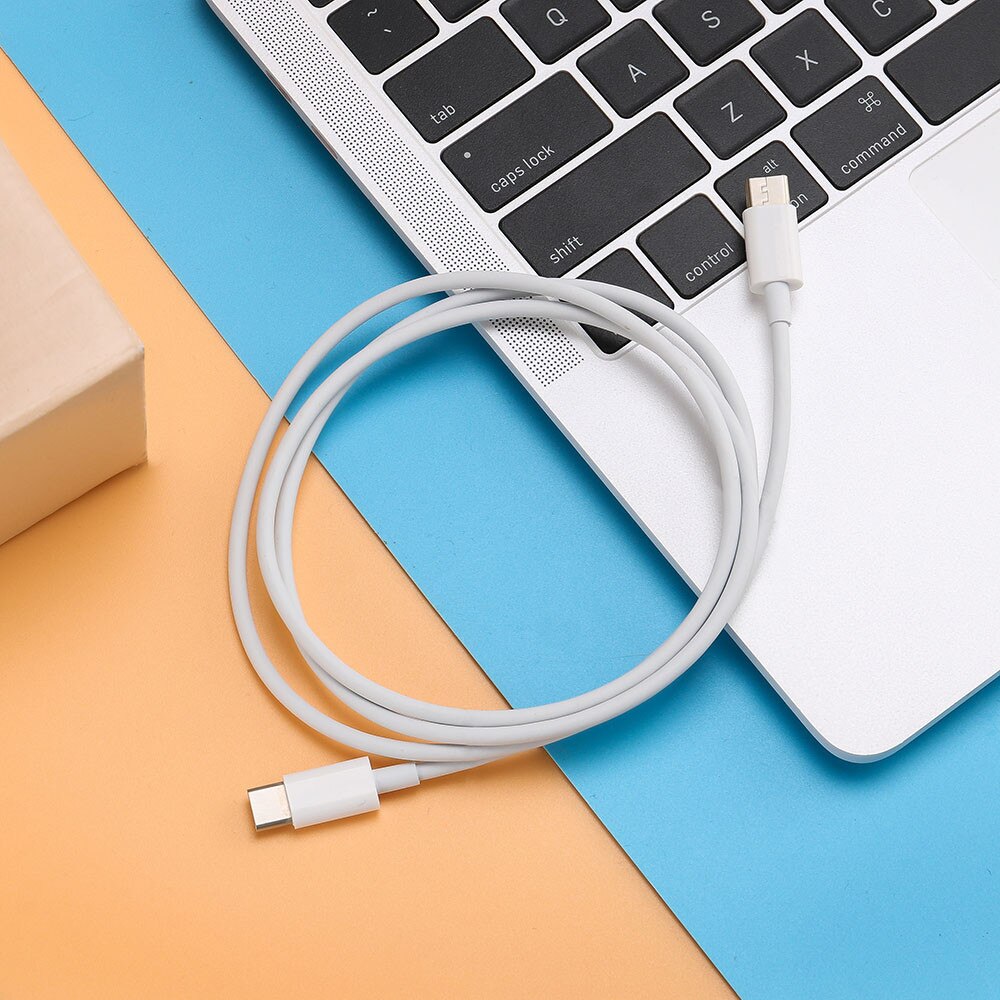 Cable de datos doble tipo C, conector de Cable de carga rápida de sincronización, 2M, para MacBook, Ipad Pro, 11/12, 9 pulgadas, disponible