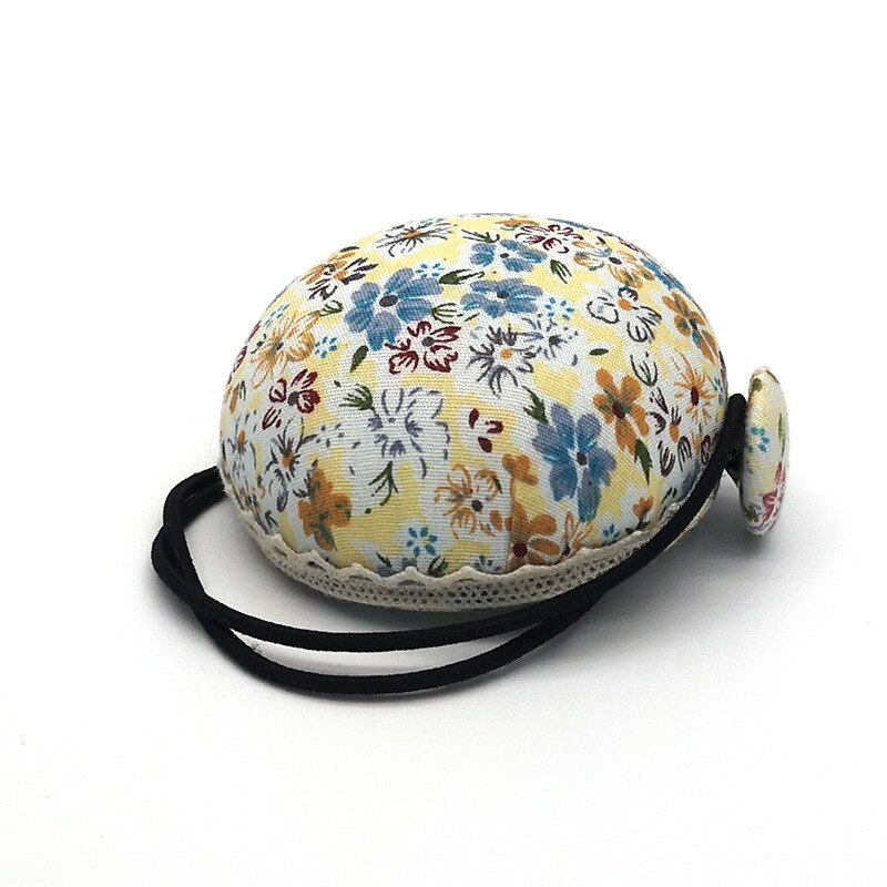 Sewing Pins Accessories Pumpkin Ball Shaped Needle Pin Cushion Pincushion Wrist Strap Stitch Needlework Mat DIY Craft Supplies: G