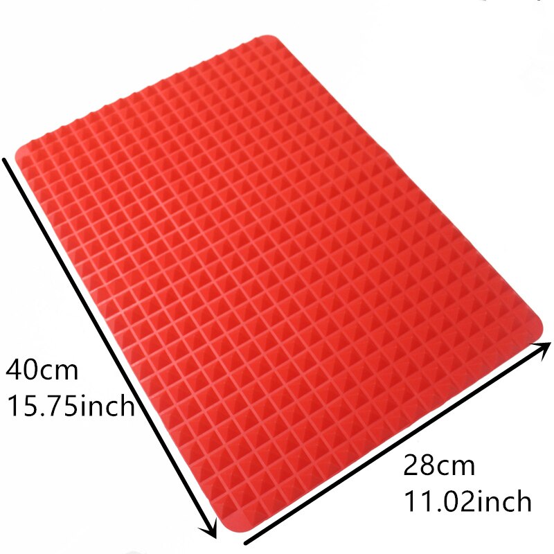 Goldbaking tv direkt original frisk kock upphöjd bakplåt silikon stekmatta 40*28*1cm