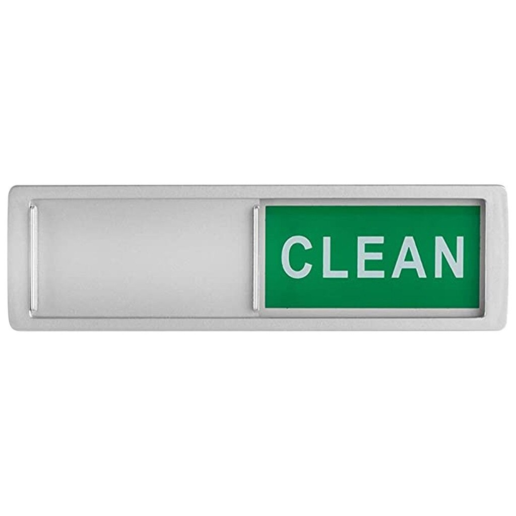 Clean Dirty Sign Dishwasher Magnet Slider Indicator Suit All Dishwashers Slipping Reversible Dishwasher Clean Indicator: Default Title