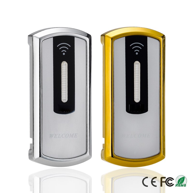 Zinklegering Metalen Digitale RFID Elektronische Locker Lock Kast Deur Met externe voeding en 2 sleutelhangers