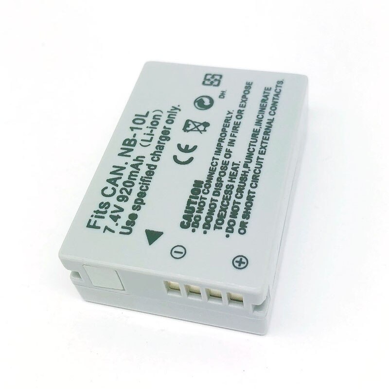 NB-10L NB10L NB 10L Replacement Batteries Pack Battery for Canon SX40HS SX50HS SX60HS G1 X G1X G15 G16 G3X SX40 SX50 SX60 HS IS