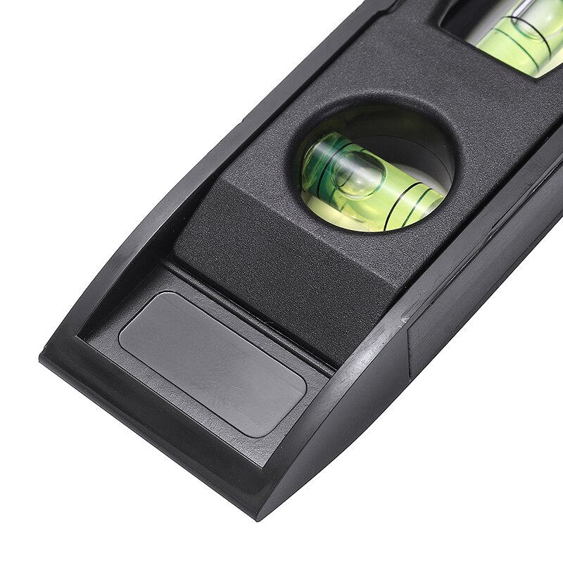 Black Torpedo Level Measure Tools Spirit Level Checkpoint Magnet Torpedo Bubble Plumber Leveling Measurement Tools 0-1200mm