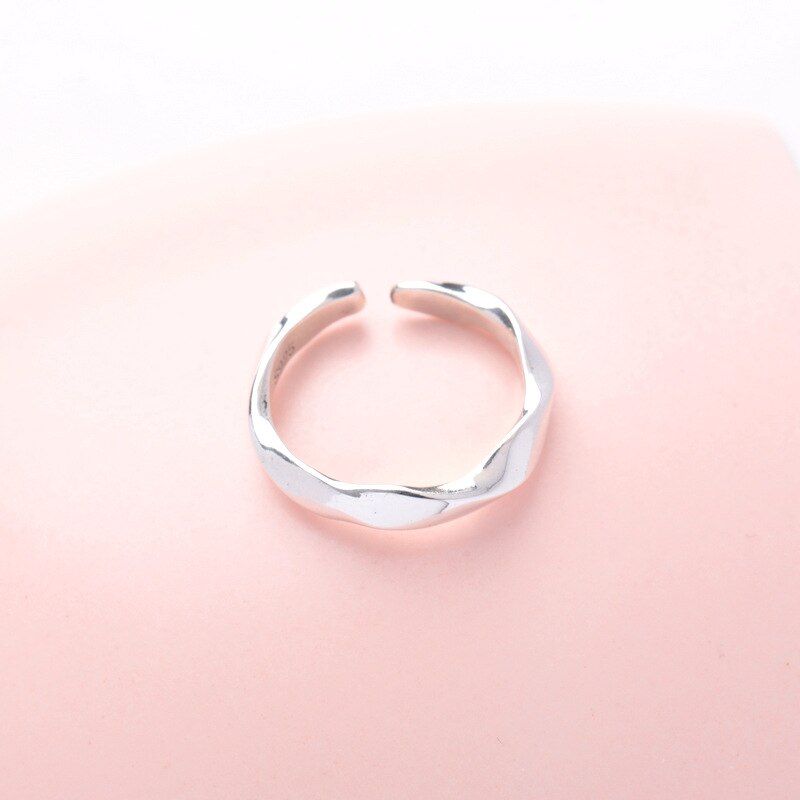 Bagues Vintage en argent Sterling 925 pour femmes, chaînes torsadées, style Punk thaïlandais, redimensionnables