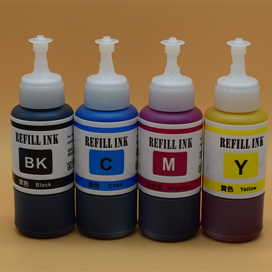 Refill Dye Ink Kit Kits For Epson L100 L101 L110 L111 L120 L130 L200 L201 L210 L211 L220 L300 L301 L303 L310 Printer