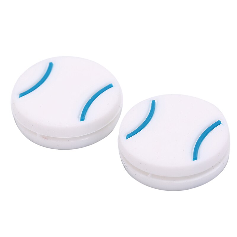 Raquette de Tennis amortisseur amortisseur pour réduire Tenis raquette amortisseurs de vibrations Raqueta Tenis Pro Bracelet personnel 1 pièces: white