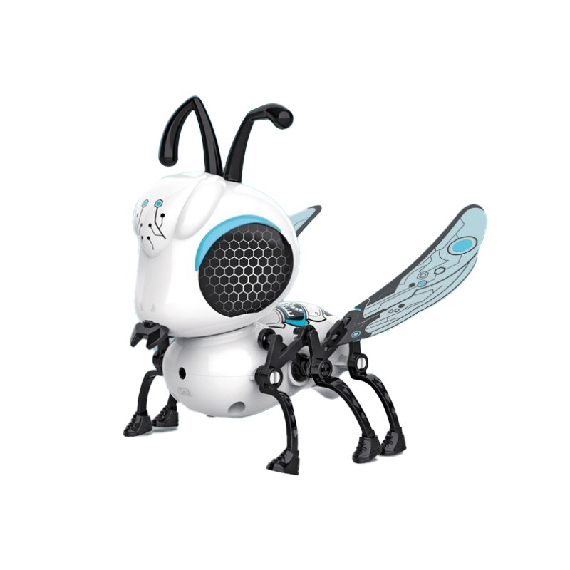 Electronic Assembly Bee Toy Touch Induction Charging Bee Toy Can Walk With Sound And Light Assembled Toy