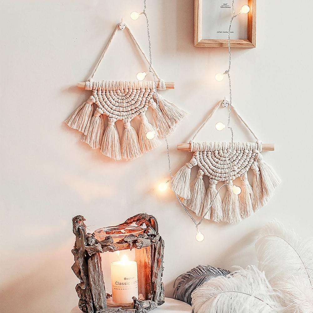 Boho Decor Bohemian Chic Macrame Wall Hanging Wall Decor Tapestry Dream Catcher Tapestry Wall Aesthetic Boho Tapestry Bedroom