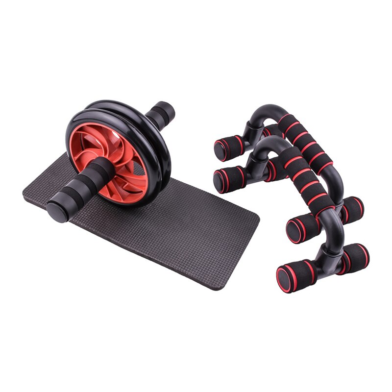 Soportes de barra de flexiones para el pecho, mangos de barra para Fitness, gimnasio, entrenamiento muscular, bastidores de flexiones para culturismo, 1 par: red set