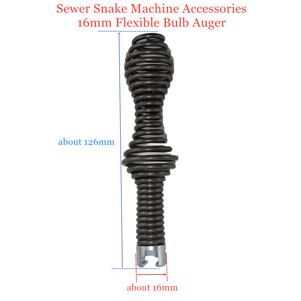 Riool Snake Machine Accessoires 16mm Flexibele Lamp Vijzel