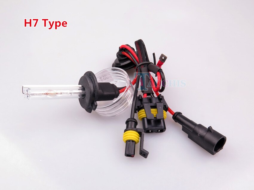 Taochis 12v 55w h7 xenon hid-lampen vervangende auto koplampen 3000k 4300k 6000k 12000k 8000k 10000k 5000k lampen