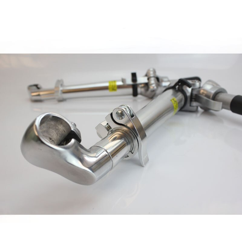 G73-Manillar plegable de aluminio, horquilla frontal ajustable de 22,2mm/25,4mm, vástago plegable para bicicleta eléctrica