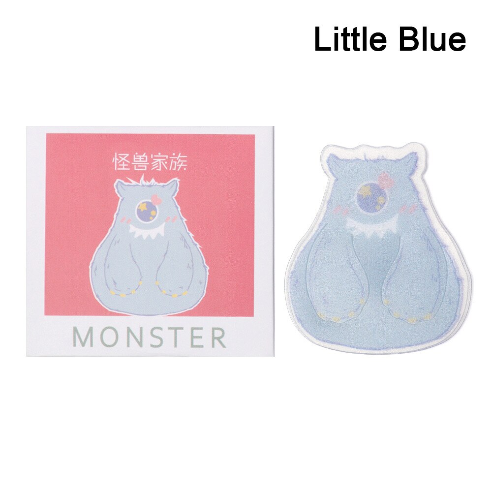 5Pcs Boxed Funny Mini Bookmark Book Pagination Clip Students Hollow Book Page Folder: Little Blue