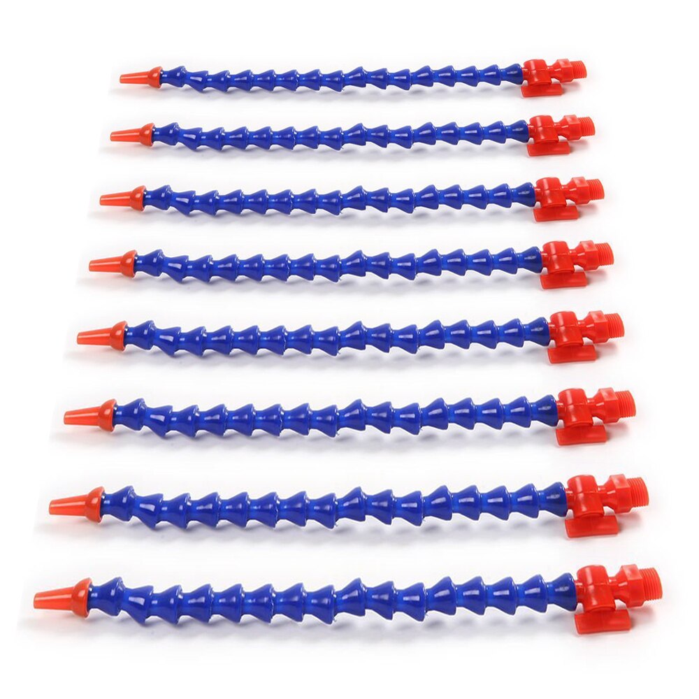 Buse ronde réglable, 10 pièces, 1/4 30cm, Flexible, tuyau d'huile et de liquide de refroidissement, interrupteur pour outils professionnels, industrie