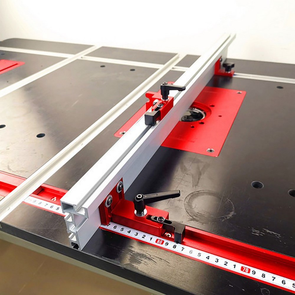Träbearbetning t spårslitskontakt 35/45 skjutbeslag rännmaskin delmodul t spår t stopp aluminiumrännor konsoler