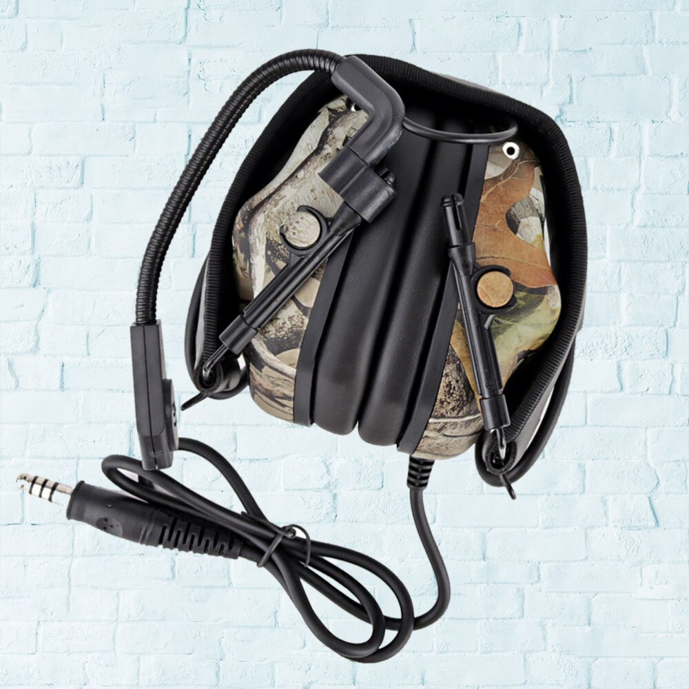 Noise Canceling Walkie Talkie Headphones for Communication Sound Pickup Noise Reduction Outdoor Headset (Carbon: As Shown 3