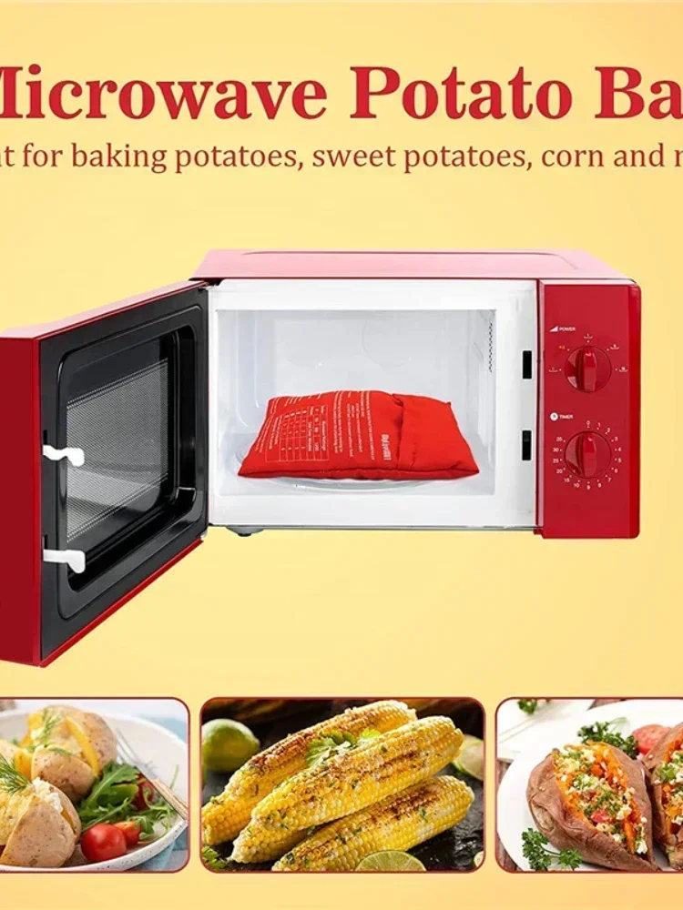 Bolsa para cocinar patatas en microondas para cocina, patata al horno, bolsa para cocinar patatas en microondas, bolsa para almacenamiento de patatas para horno microondas