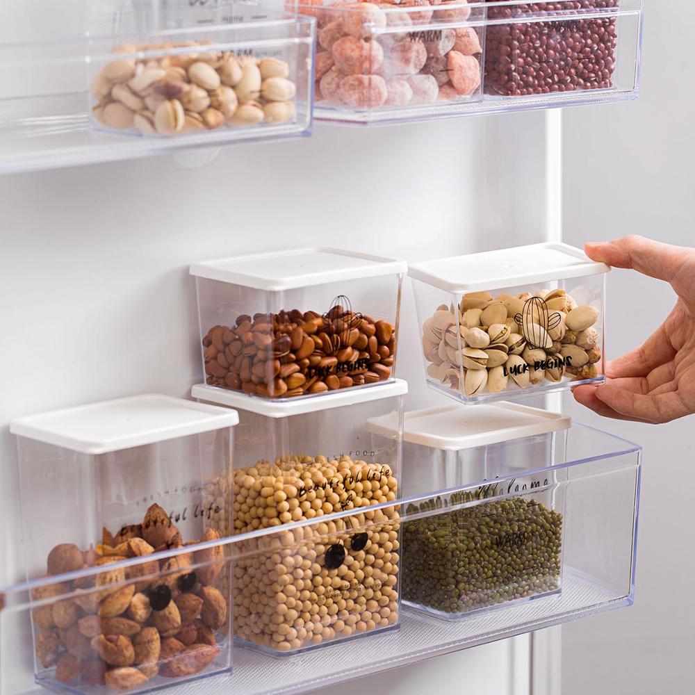 Kaktus bedruckt, klar versiegelt, gemüsefach, kühlschrank, kunststoff, Snacks, lebensmittelaufbewahrungsboxen, konservierungsbox, behälter, küchenbedarf