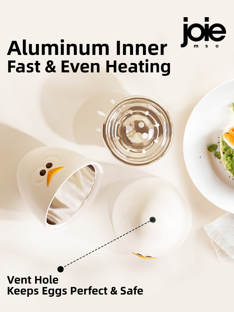 Joie Microwave Egg Boiler eggy Microwave Egg Poachers Cooker Steamer Box for Chicken and Quail Eggs Kitchen Tools Egg Tools