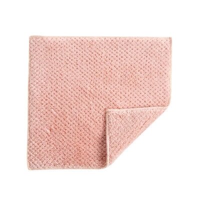 Dish Cloth Household Kitchen Non-stick Oil Thick Super Absorbent Rag Cloth Home Cleaning Non-hair Cleaning Cloth: Pink