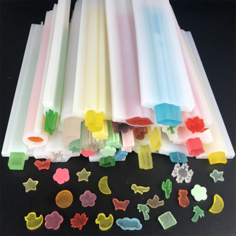 Round Heart Shape Silicone Soap Mold Pipe Tube Handmade Cake Baking Tool Soap Making Soap Mold